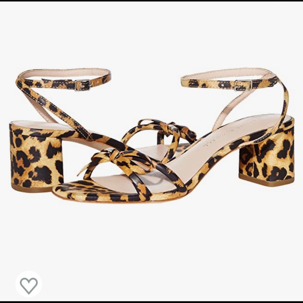 Loeffler Randall Leopard Sandal 7.5